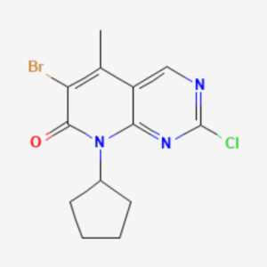 6-Bromo-2-Chloro-8-Cyclopenyl-5-Methyl-8H-Pyrido[2,3-d]Pyrimidin-7-One