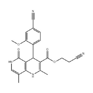 2-cyanoethyl 4-(4-Cyano-2-Methoxyphenyl)-2,8-Dimethyl-5-oxo-1,4,5,6-Tetrahydro-1,6-Naphthyridine-3-Carboxylate