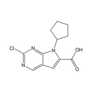 2-Chloro-7-Cyclopentyl-7H-Pyrrolo[2,3-d]Pyrimidine-6-Carboxylic Acid