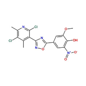 4-[3-(2,5-Dichloro-4,6-Dimethyl-3-Pyridinyl)-1,2,4-Oxadiazol-5-yl]-2-Methoxy-6-Nitrophenol