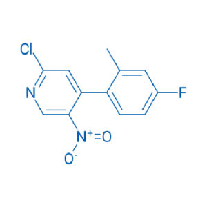 2-Chloro-4-(4-Fluoro-2-Methylphenyl)-5-Nitropyridine