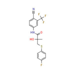N-[4-Cyano-(3-Trifluoromethyl)Phenyl]-3-[(4-Fluorophenylthio)]-2-Hydroxy-2-Methyl Propionamide
