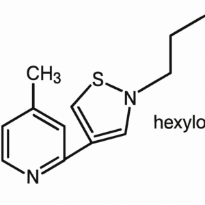 3-(4-(Hexyloxy)-1,2,5-thiadiazol-3-yl)-1-methylpyridin-1-ium iodide